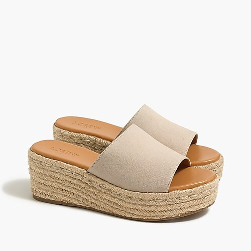 Espadrille wedge mules | J.Crew Factory