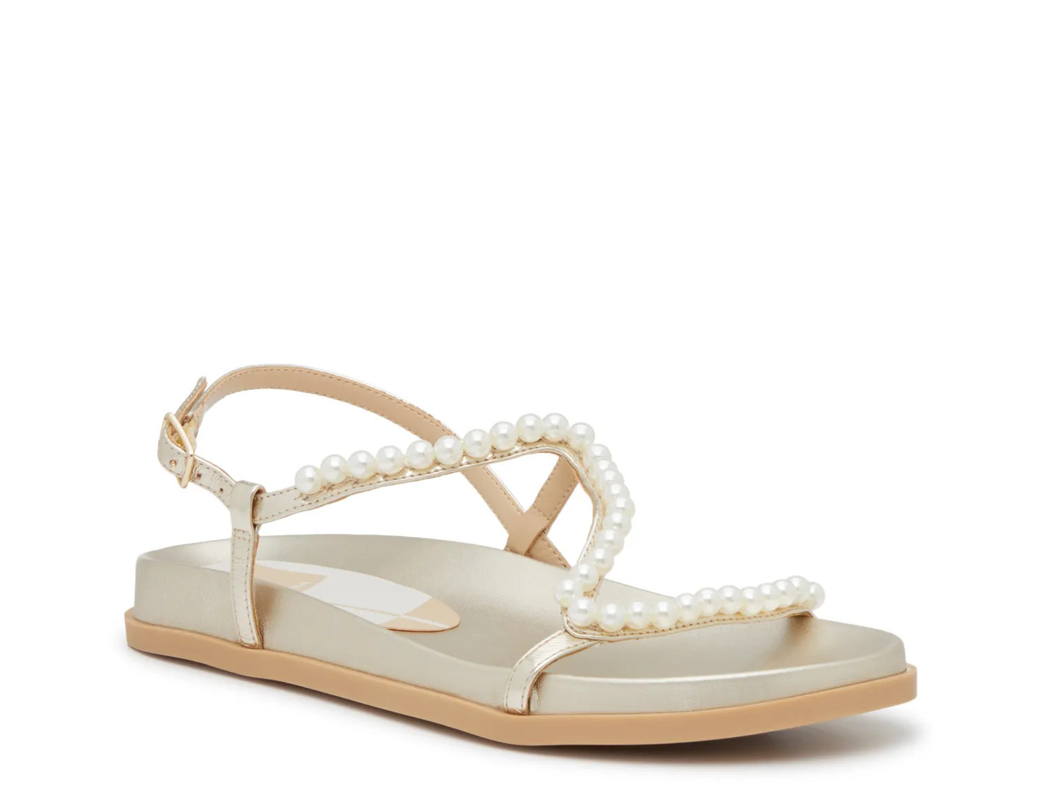 Dolce Vita Donnie Sandal | Women's | Gold Metallic | Size 6.5 | Sandals | Footbed | Slingback | DSW