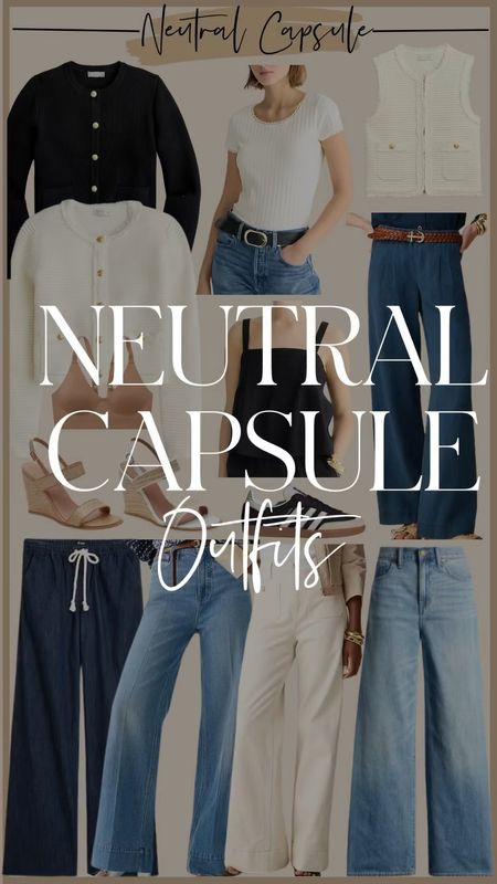Neutral capsule pieces that I’m loving! Lady jackets, jeans, and sandals- all perfect for summer travel or a graduation ceremony! 

#LTKTravel #LTKWorkwear #LTKStyleTip