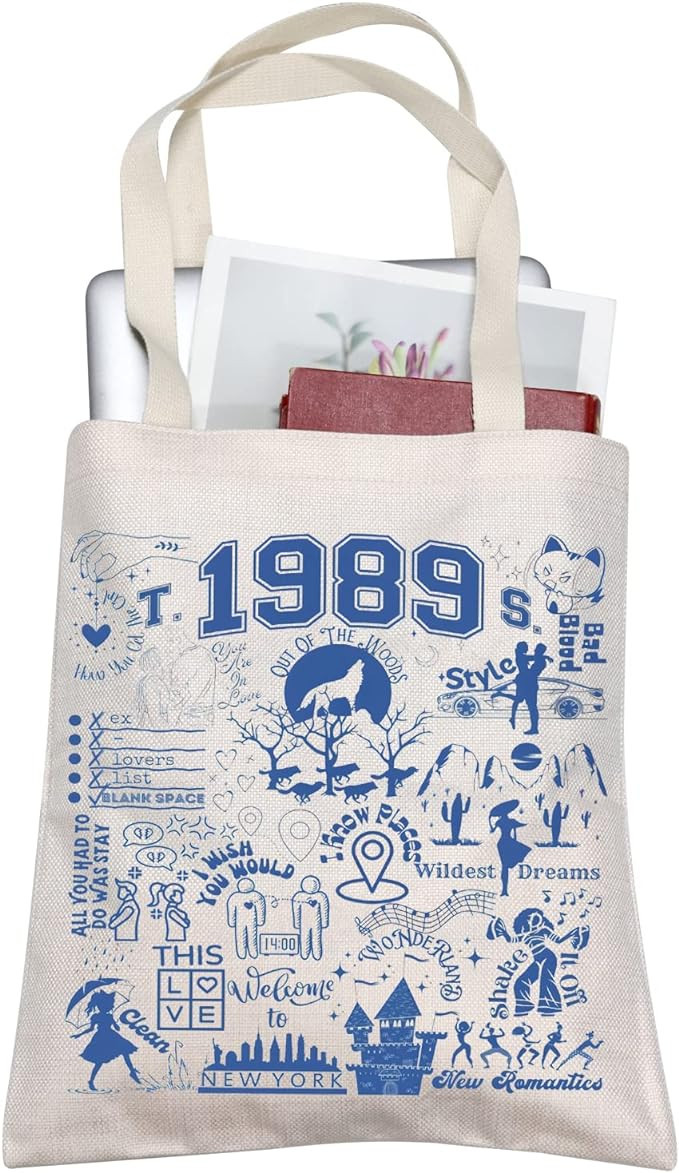 TOBGBE Singer Fan Gift Album Name Inspired Tour Concert Tote Bags Music Lover Merchandise Song Ly... | Amazon (US)