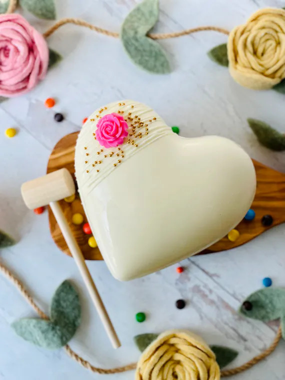 Breakable Smoothchocolate Heart Heart Chocolate Gender | Etsy | Etsy (US)