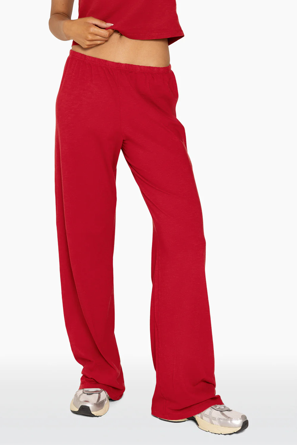 CLASSIC COTTON DAILY LINNY PANTS - LUCKY RED | SET Active