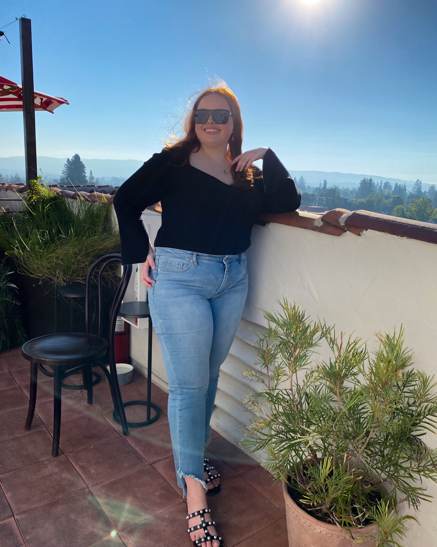 Starting to feel like fall! 🍁 Well, it was in the 70s at least, haha. #Ad This long sleeve from @Walmart is so comfortable and lightweight enough to wear for in between weather like we’re having right now! Plus it’s super cute 😉 You can see the rest of my Walmart picks here 👉🏻 

#LTKSeasonal #LTKfindsunder50