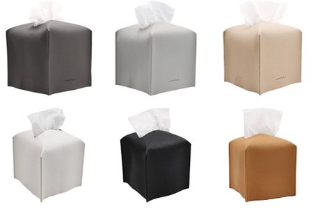 Tissue box holder
Tissue box cover
Kleenex box cover
Leather Kleenex cover 

#LTKhome