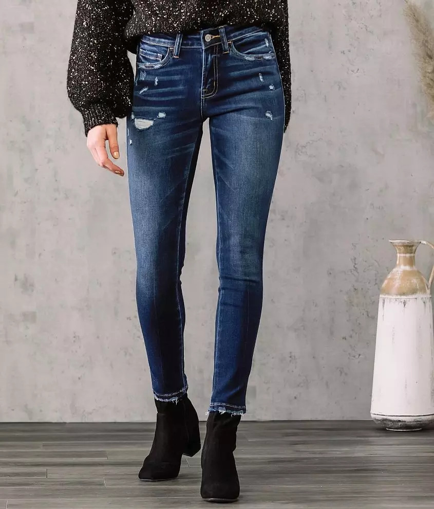 Mid-Rise Ankle Skinny Stretch Jean | Buckle