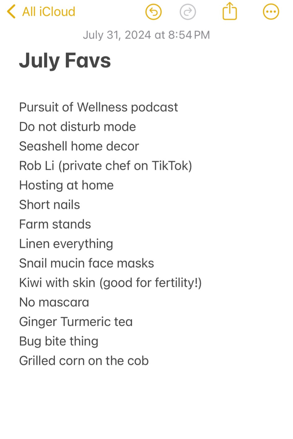 July favs! 🥝💅🏼🍒