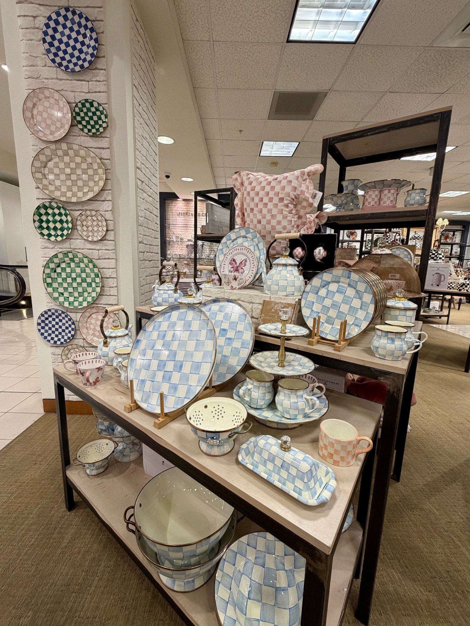 New Sky Check Collection from MacKenzie-Childs! 🩵 Loving this soft sky blue take on their iconic check pattern—such a pretty collection for spring and summer hosting. 🍽️ Linked these stunning new dinnerware pieces! ✨ #MacKenzieChilds #dinnerware #tablescape

#LTKSaleAlert #LTKHome #LTKSeasonal