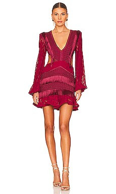 Fringe Cutout Mini Dress
                    
                    PatBO | Revolve Clothing (Global)