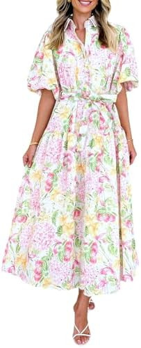 Sissyaki Women's Floral Maxi Dress 2026 Summer Spring Wedding Guest Dress | Amazon (US)