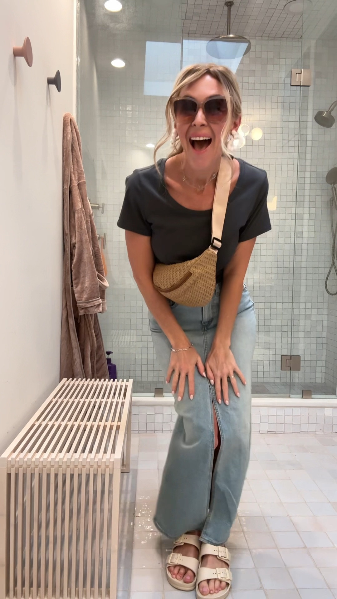 I paired my new fave $15 Quince basic tee with a few different styles, and I've linked them all below!

#LTKFindsUnder50 #LTKOver40 #LTKStyleTip