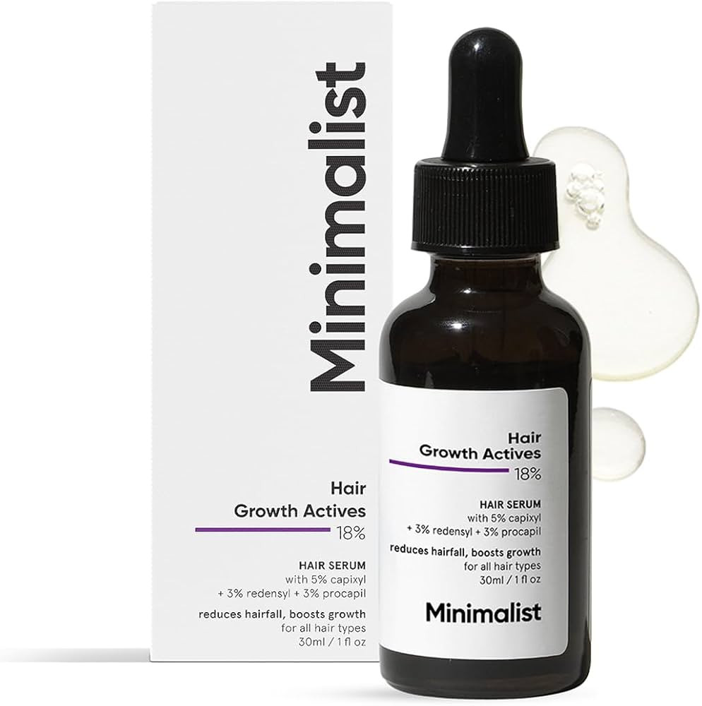 Minimalist Hair Density Serum for Hair Fall & Hair Loss Control | Strenghtens Hair Follicle for N... | Amazon (US)