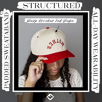 Funky Junque Trucker Hat Women Men 2-Tone Baseball Cap \u2013 Vintage Western Style Embroidered S... | Amazon (US)