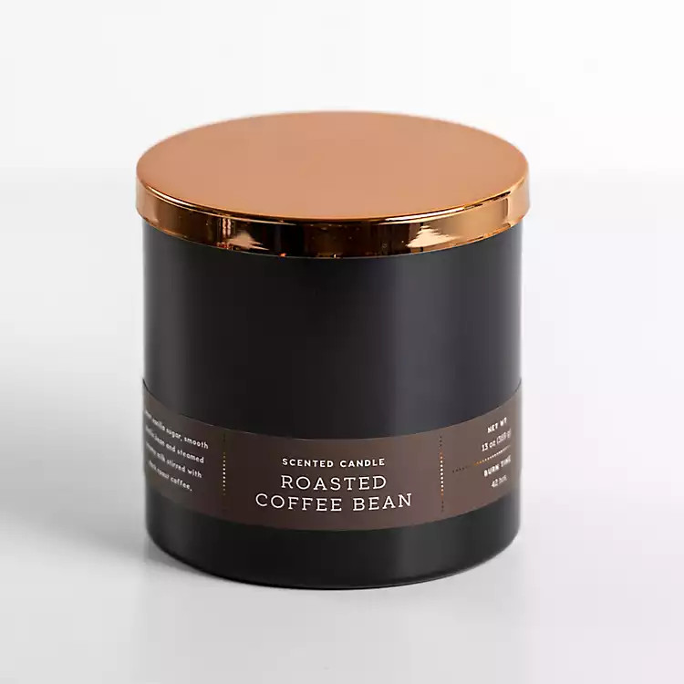 Roasted Coffee Bean Triple Wick Jar Candle | Kirkland's Home