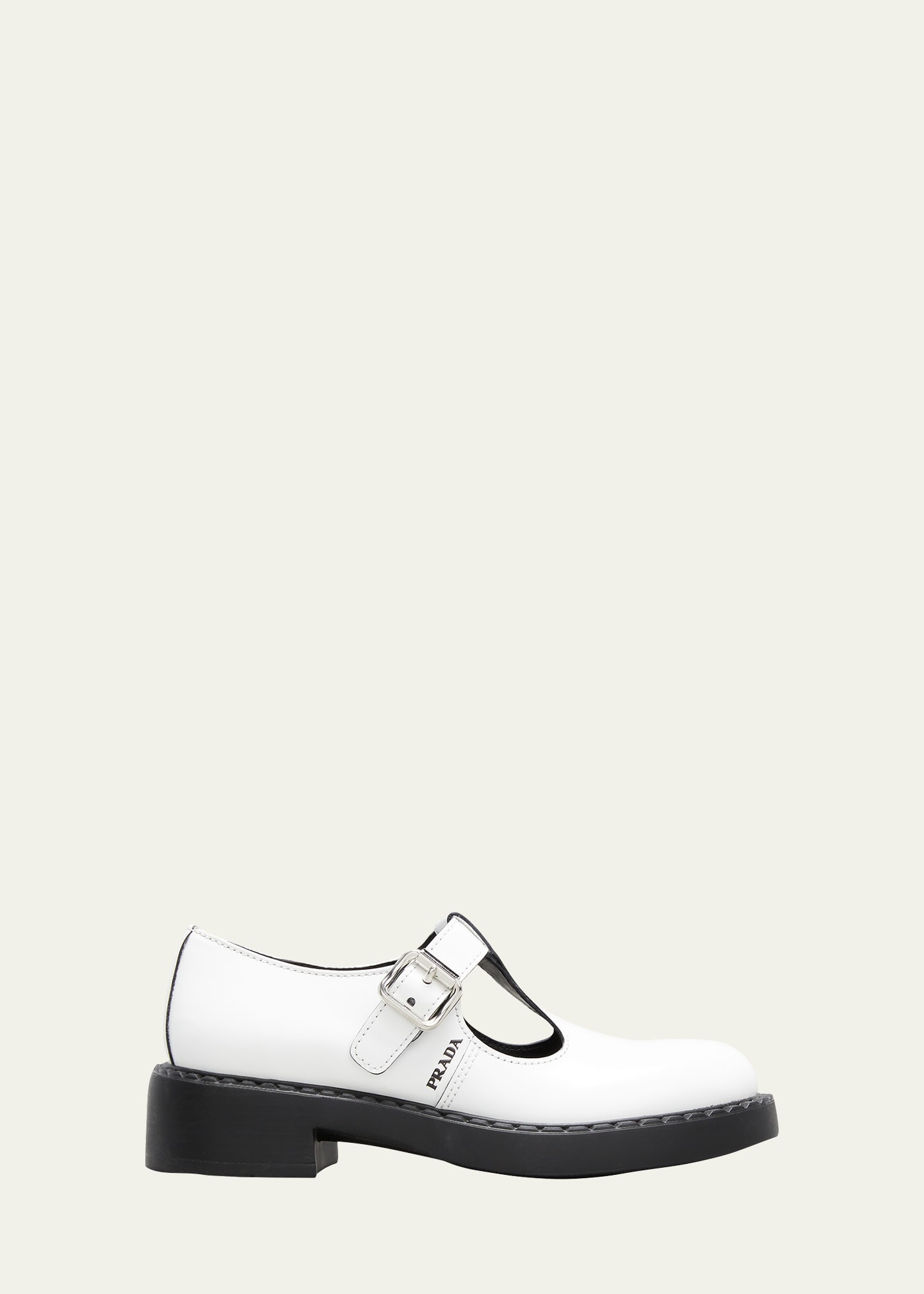 Prada Mary Jane Buckle Loafers | Bergdorf Goodman