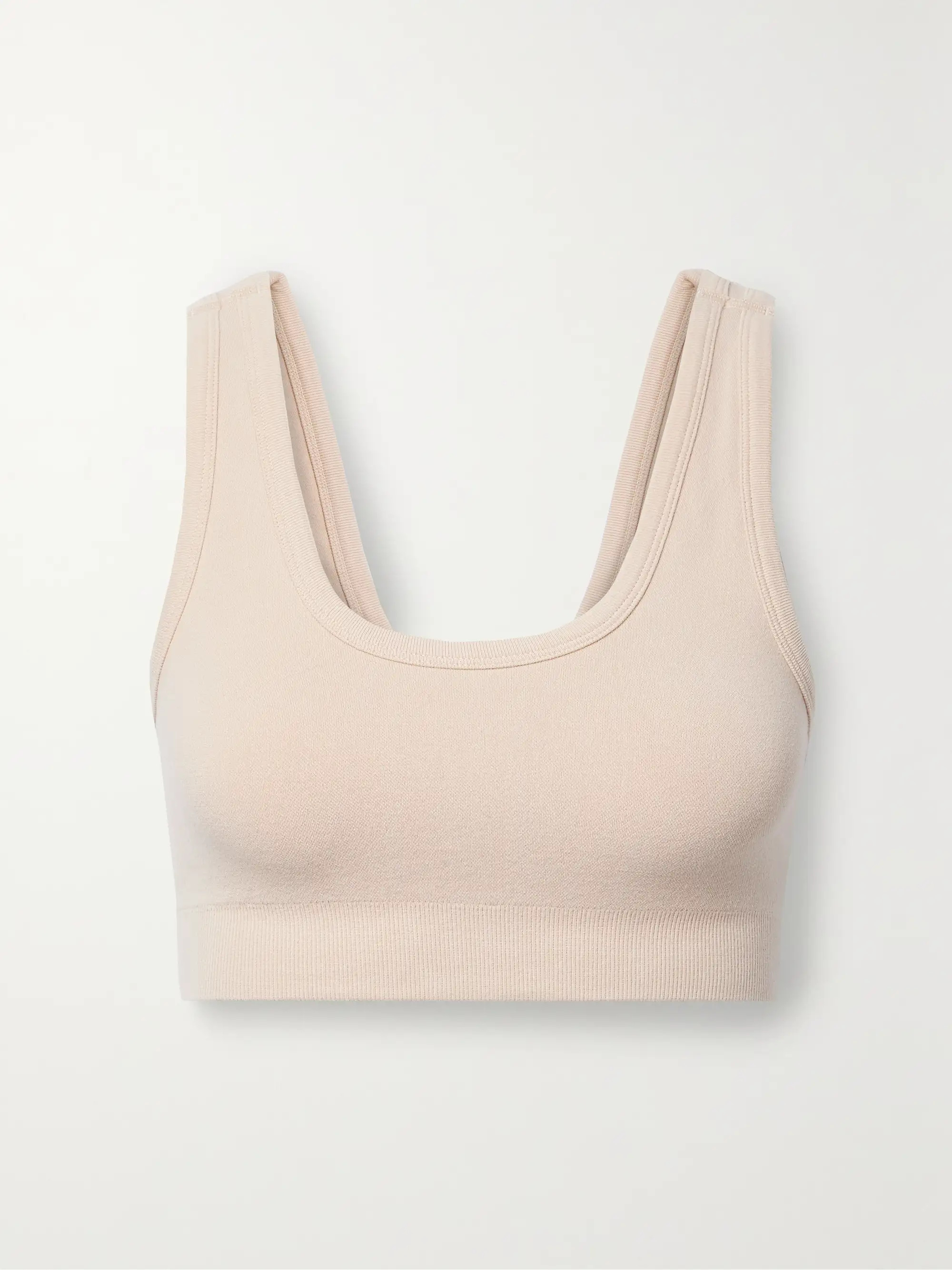Chosen stretch cotton-blend sports bra | NET-A-PORTER (US)