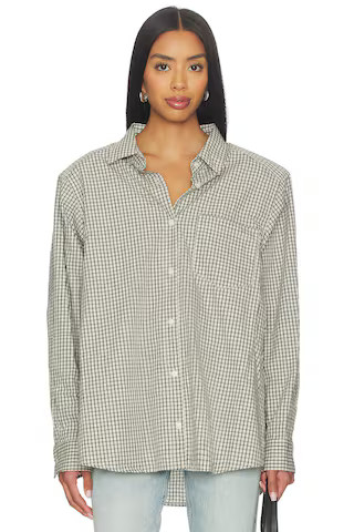 LIONESS Notting Hill Shirt in Cream Check from Revolve.com | Revolve Clothing (Global)