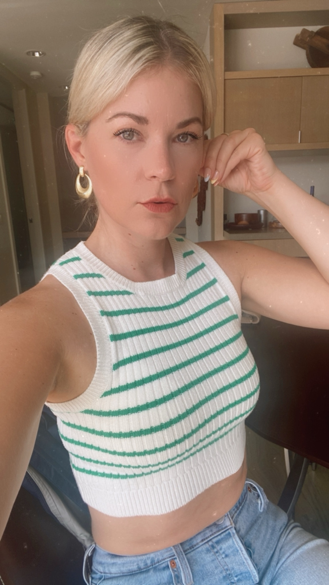 Revolve crop top & gold hoops Amazon fashion 

#LTKunder100 #LTKunder50 #LTKstyletip