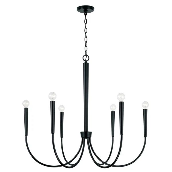 6 - Light Dimmable Classic / Traditional Chandelier | Wayfair North America