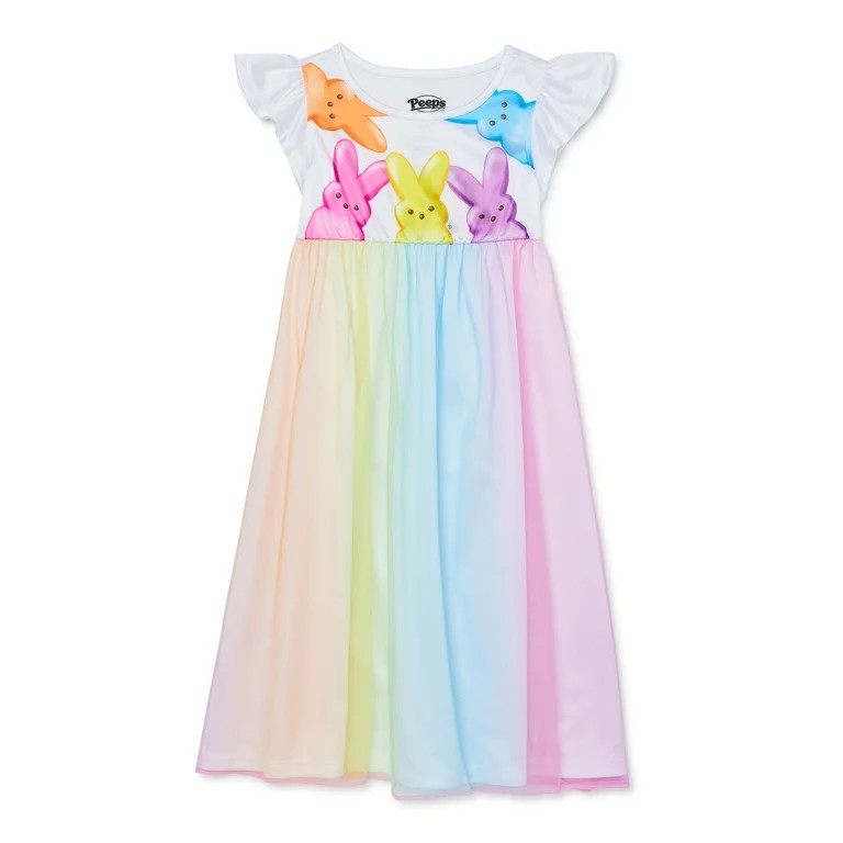 Peeps Toddler Girls Nightgown, Sizes 2T-5T | Walmart (US)