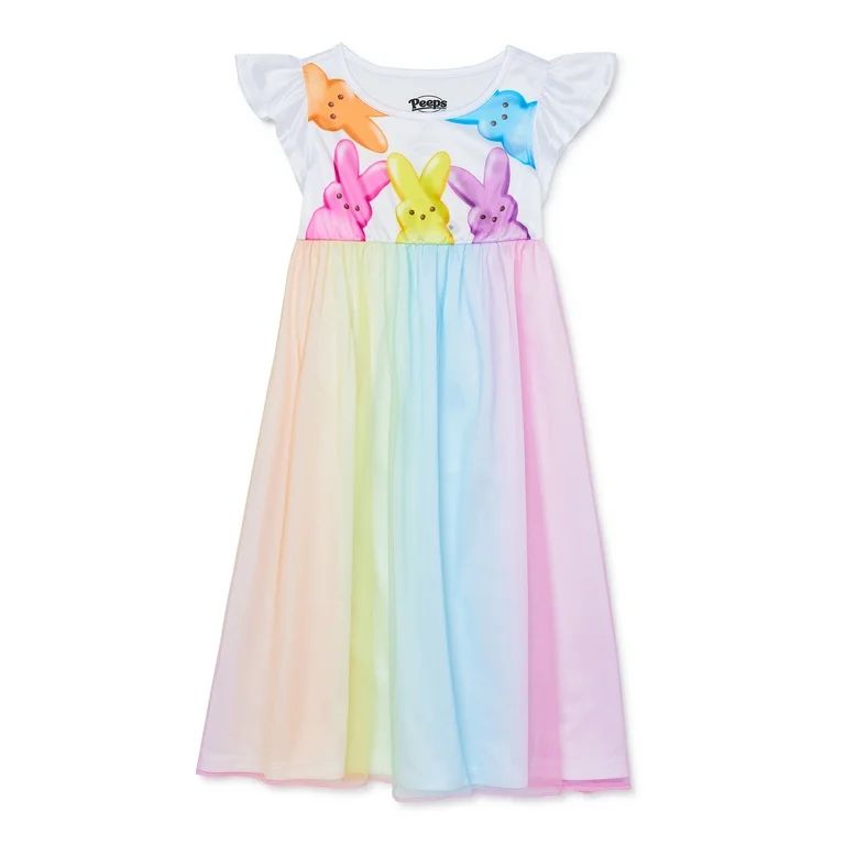 Peeps Toddler Girls Nightgown, Sizes 2T-5T | Walmart (US)