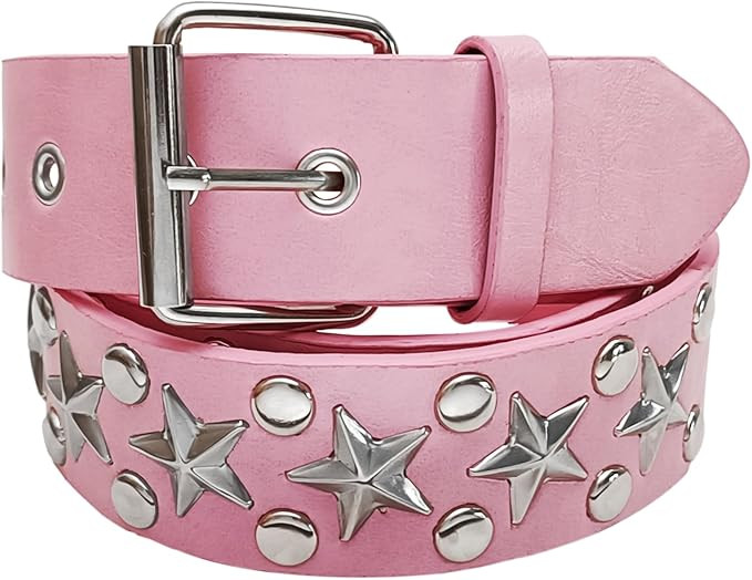 Star Studded Belt Rivet Y2k Belts Women Punk Accessories Gothic Belt | Amazon (US)
