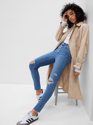 High Rise Universal Legging Jeans | Gap Factory