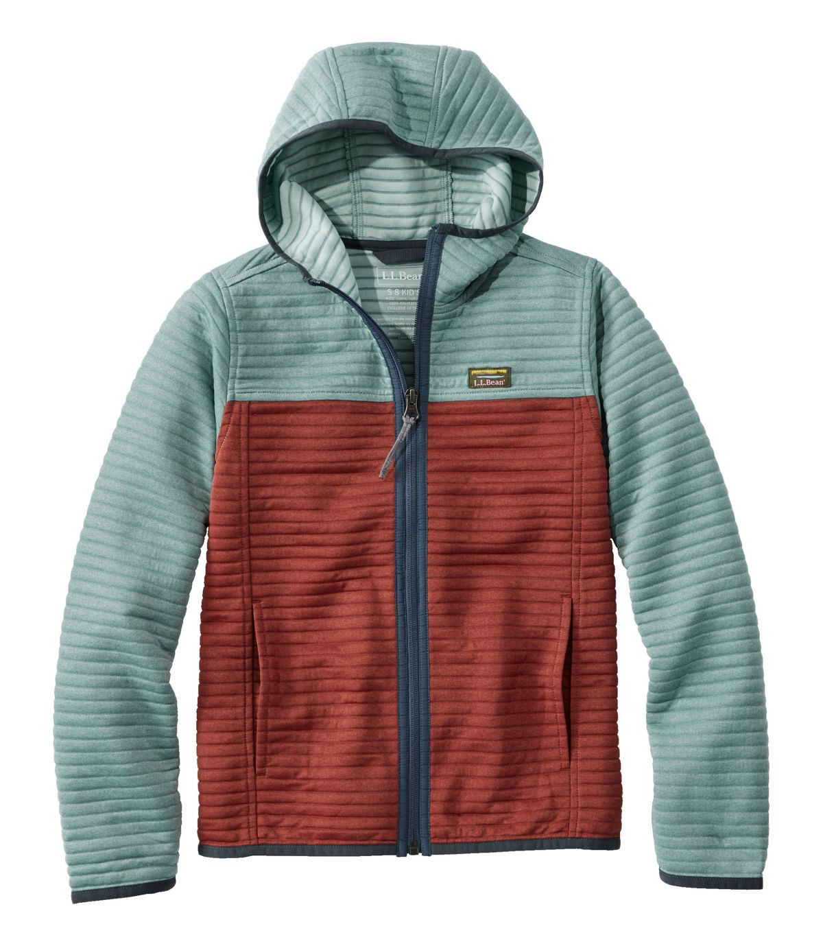 Kids' Airlight Full-Zip Hoodie, Colorblock | L.L. Bean