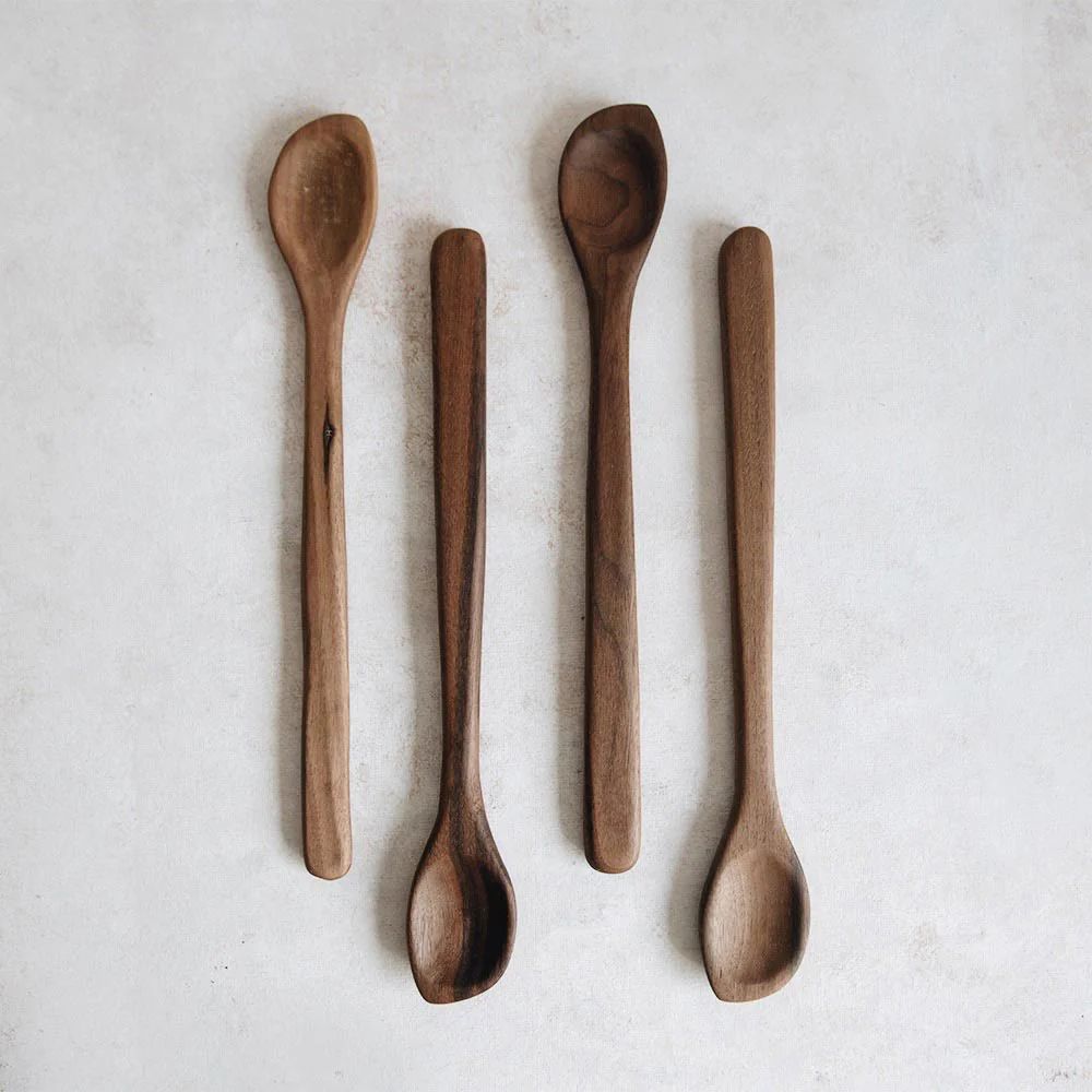 Hand Carved Walnut Cooking Spoon | Roan Iris