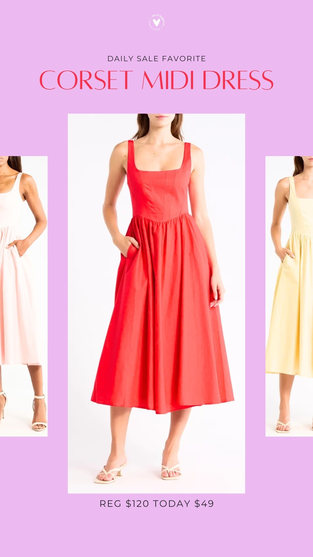 the prettiest corset midi ❤️ on sale for $49

#LTKootd #LTKSaleAlert #LTKWorkwear