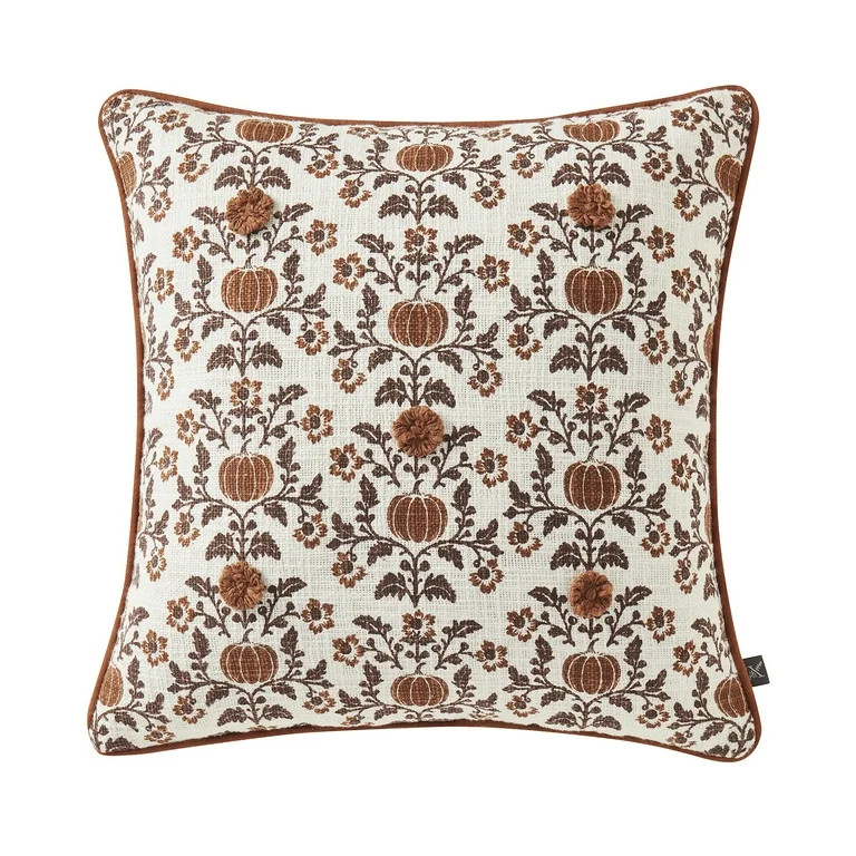 My Texas House 18" x 18" Multi Fara Floral Decorative Pillow | Walmart (US)