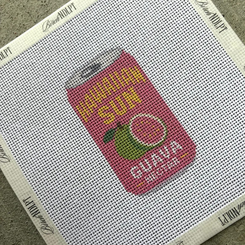 Hawaiian Sun Can Needlepoint Canvas | 13 Mesh Needlepoint | Modern Needlepoint Canvas | Beginner ... | Etsy (Global)