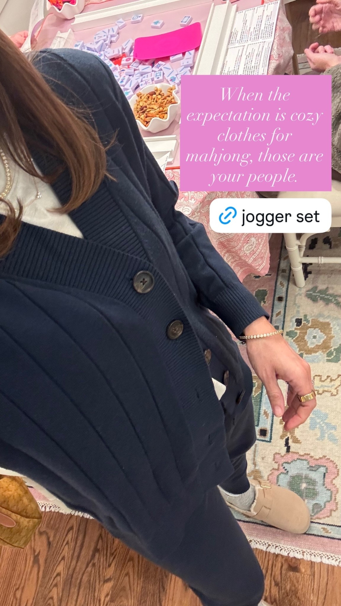 This set is so comfy and cute! When the expectation is cozy clothes for mahjong, those are your people.

#LTKFindsUnder100 #LTKmomlife #LTKOver40