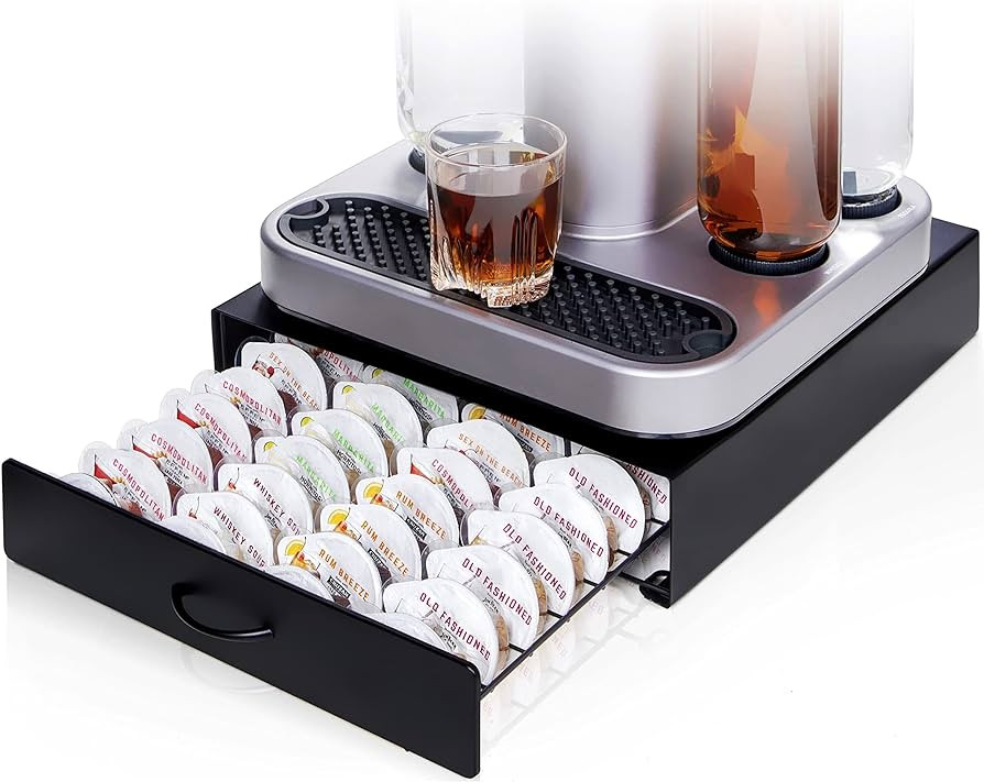 Bartesian Pod Holder by Ksestor - Holds 40 Bartesian Cocktail Capsules - Stackable Bartesian Acce... | Amazon (US)