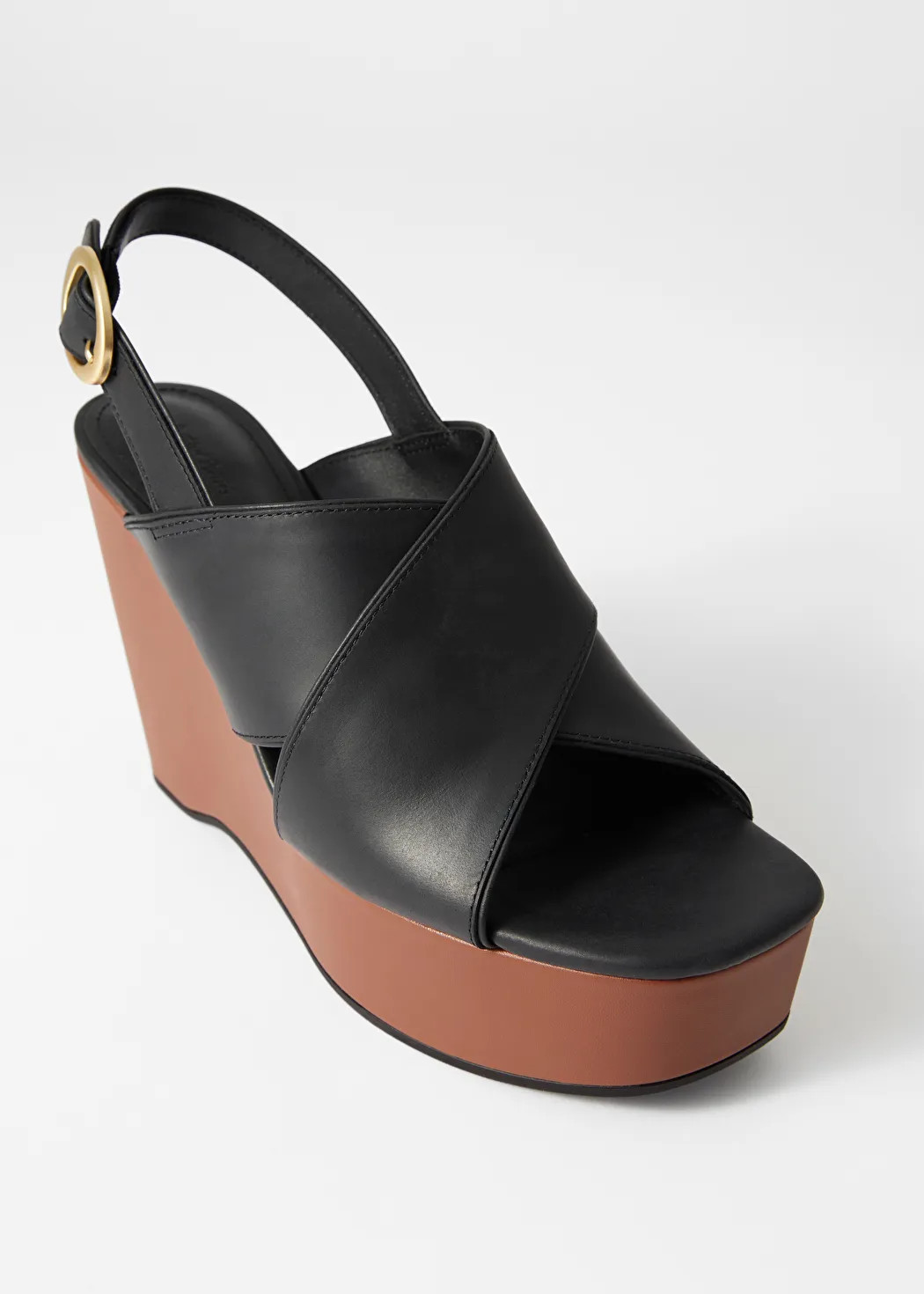 Leather Platform Wedge Sandals | & Other Stories - US