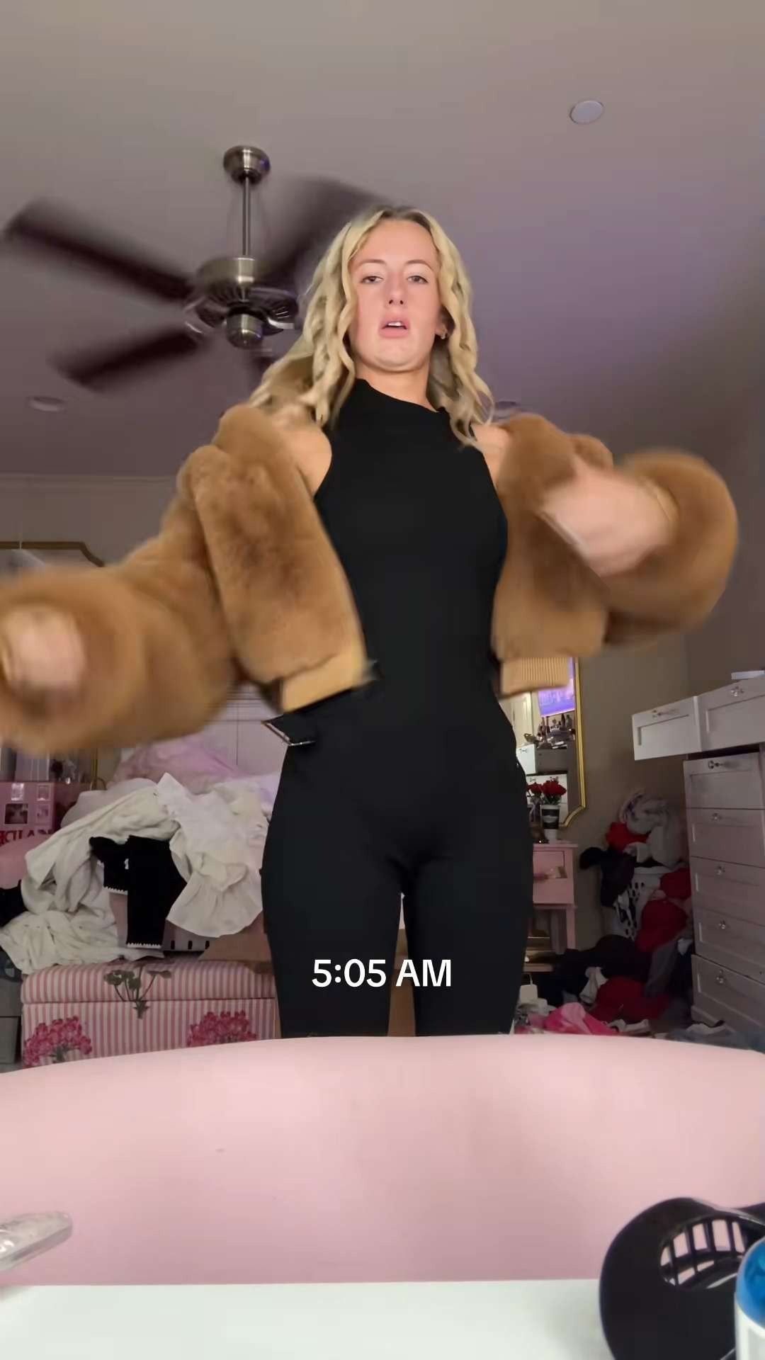 Proof an airport outfit can still feel styled ✈️
Wore my go-to Revolve black jumpsuit with a fur jacket and a statement tote bag with charms. Easy layers, comfy fit, and perfect for travel days.

#airportfashion #travelstyleinspo #revolvejumpsuit #blackjumpsuit #furjacketstyle #ltkfashion #ltktravel #toteabag #bagcharms 

 