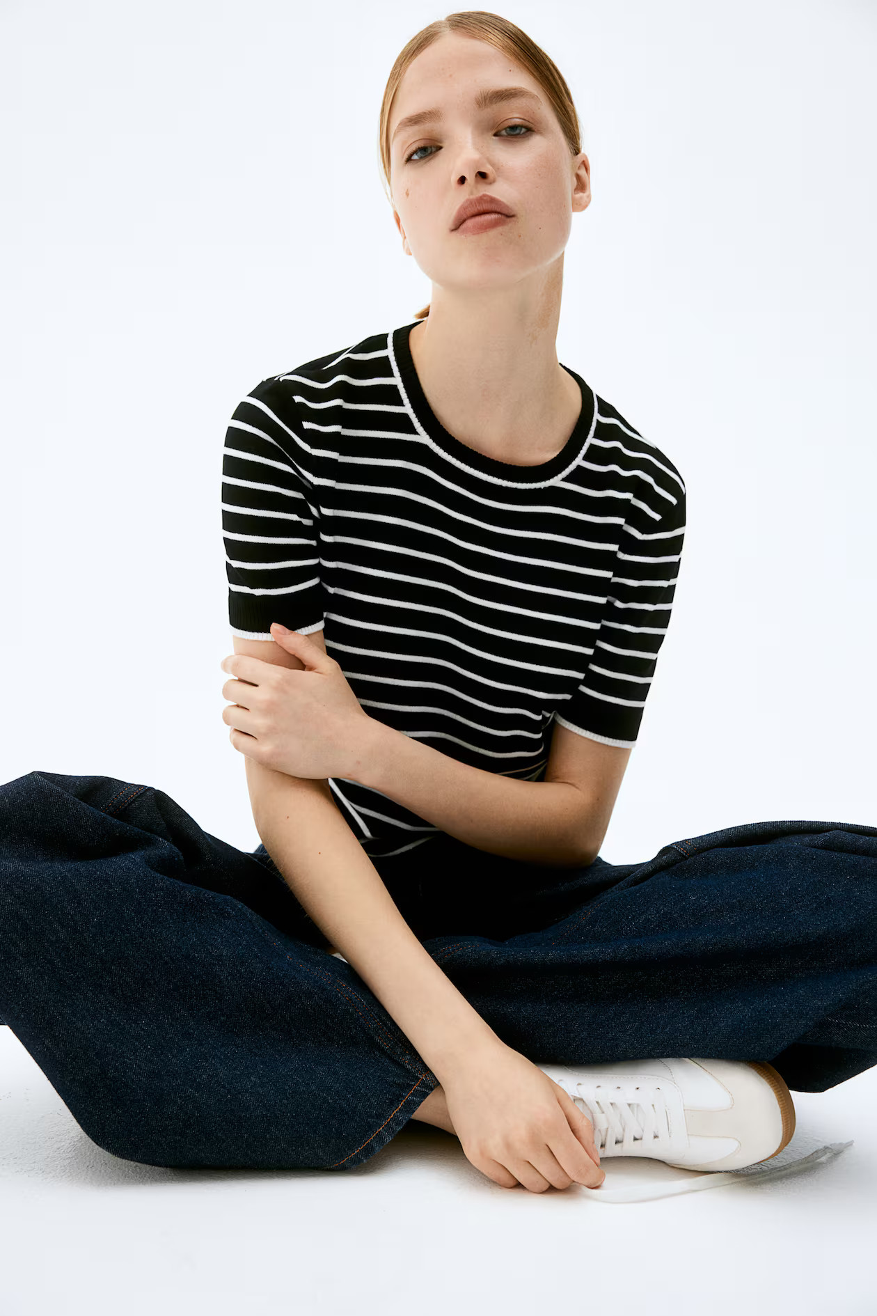 Fine-knit T-shirt | H&M (US + CA)