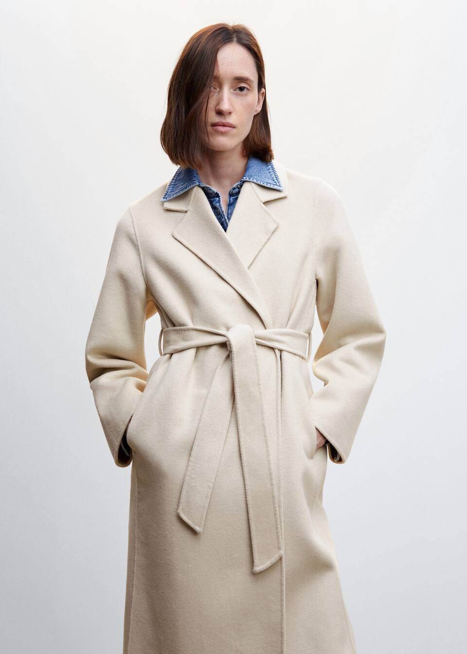 Double-breasted coat -  Women | Mango USA | MANGO (US)