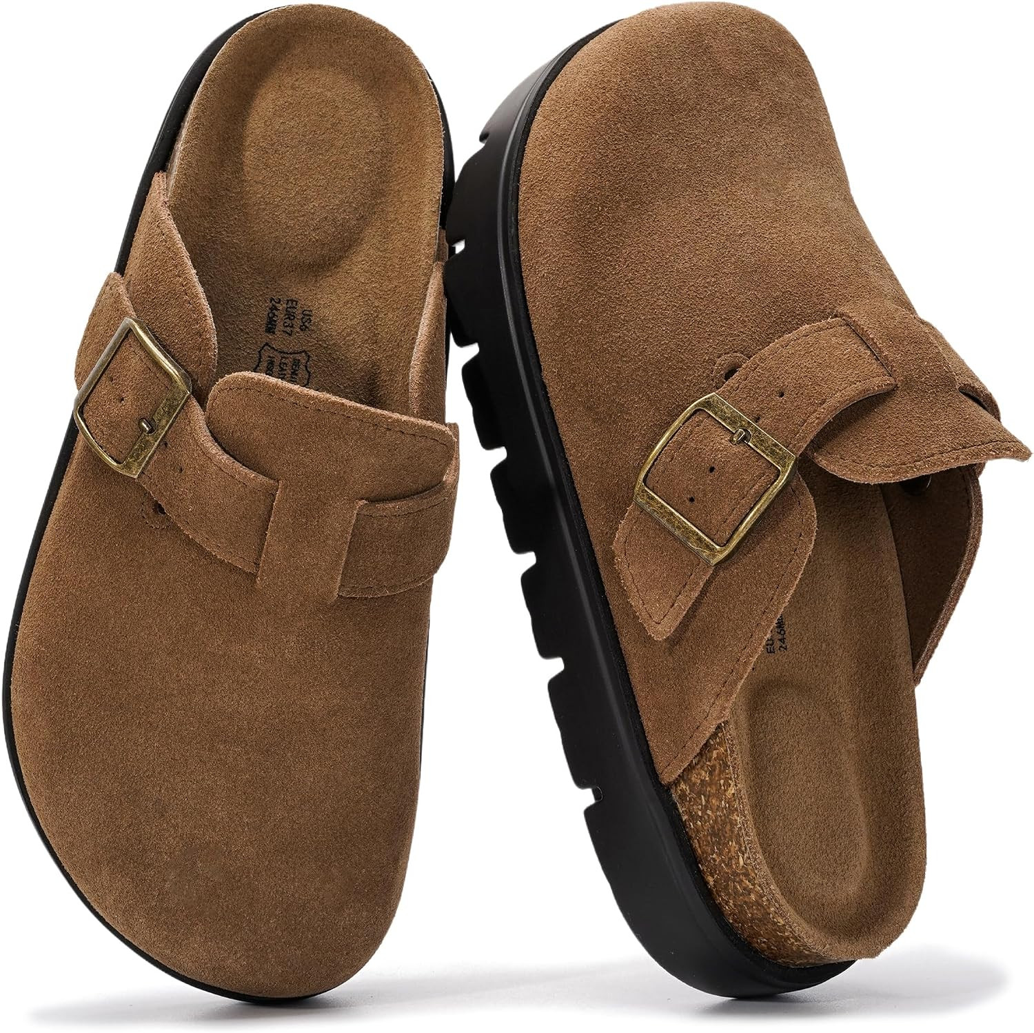 100% Genuine Leather Platform Clogs for Women - Fall Shoes for Women 2026 | Amazon (US)