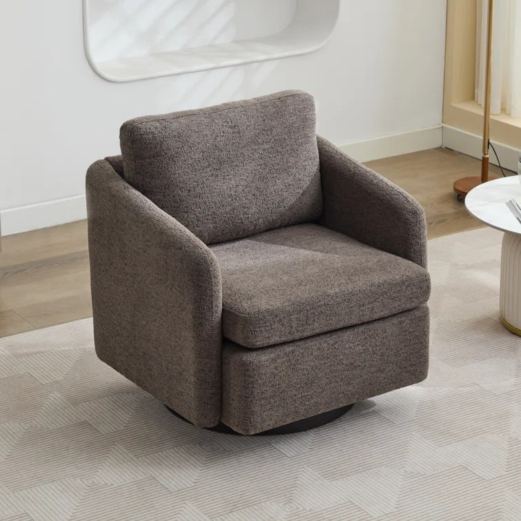 Karlisa Upholstered Swivel Armchair | Wayfair North America