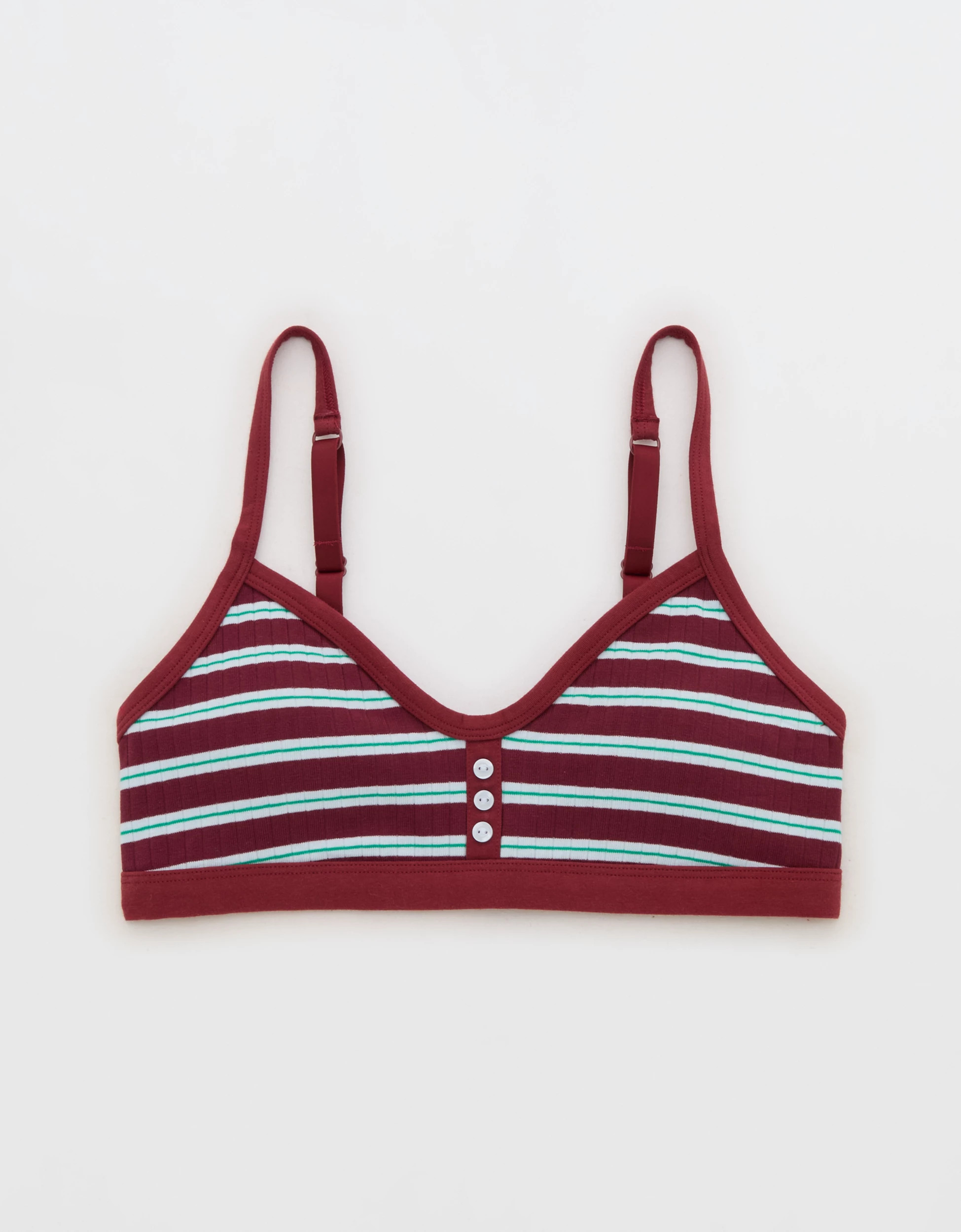 Superchill Cotton Rib Padded Bralette | Aerie