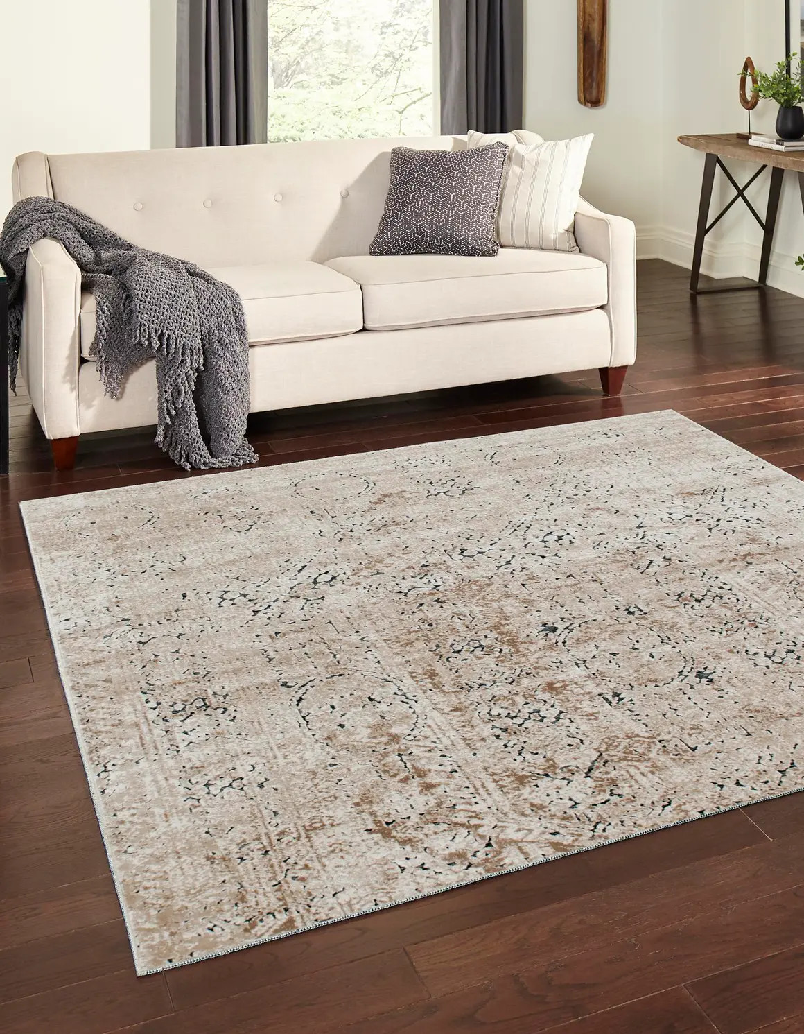 7' x 7' Eliza Square Rug | Rugs.com