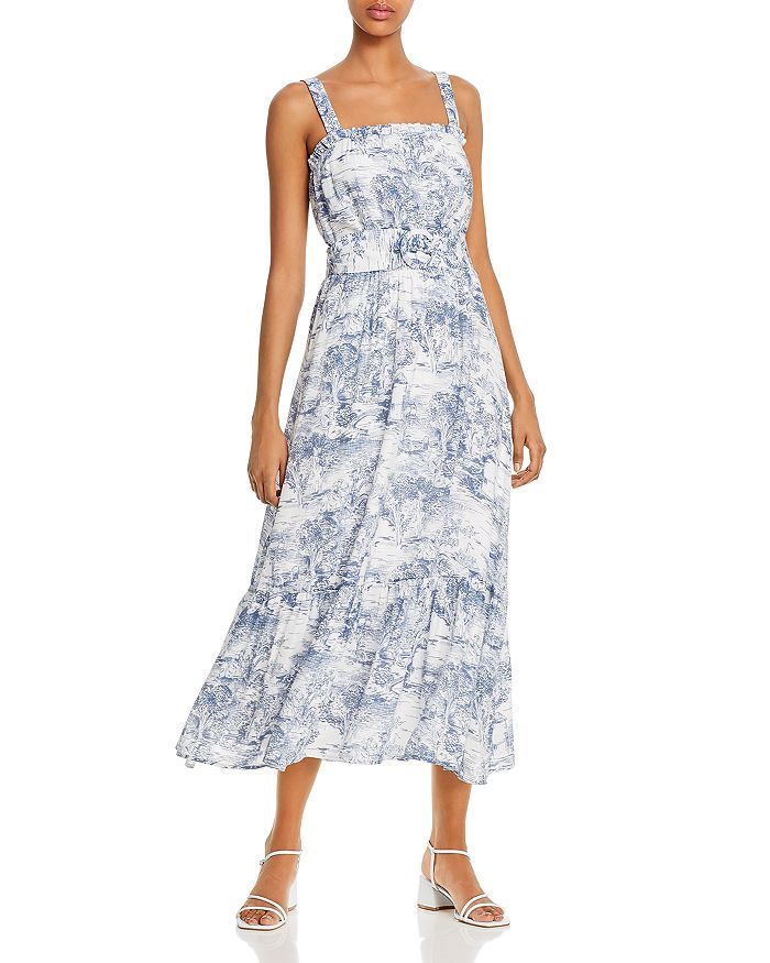 Belted Toile-Print Midi Dress - 100% Exclusive | Bloomingdale's (US)