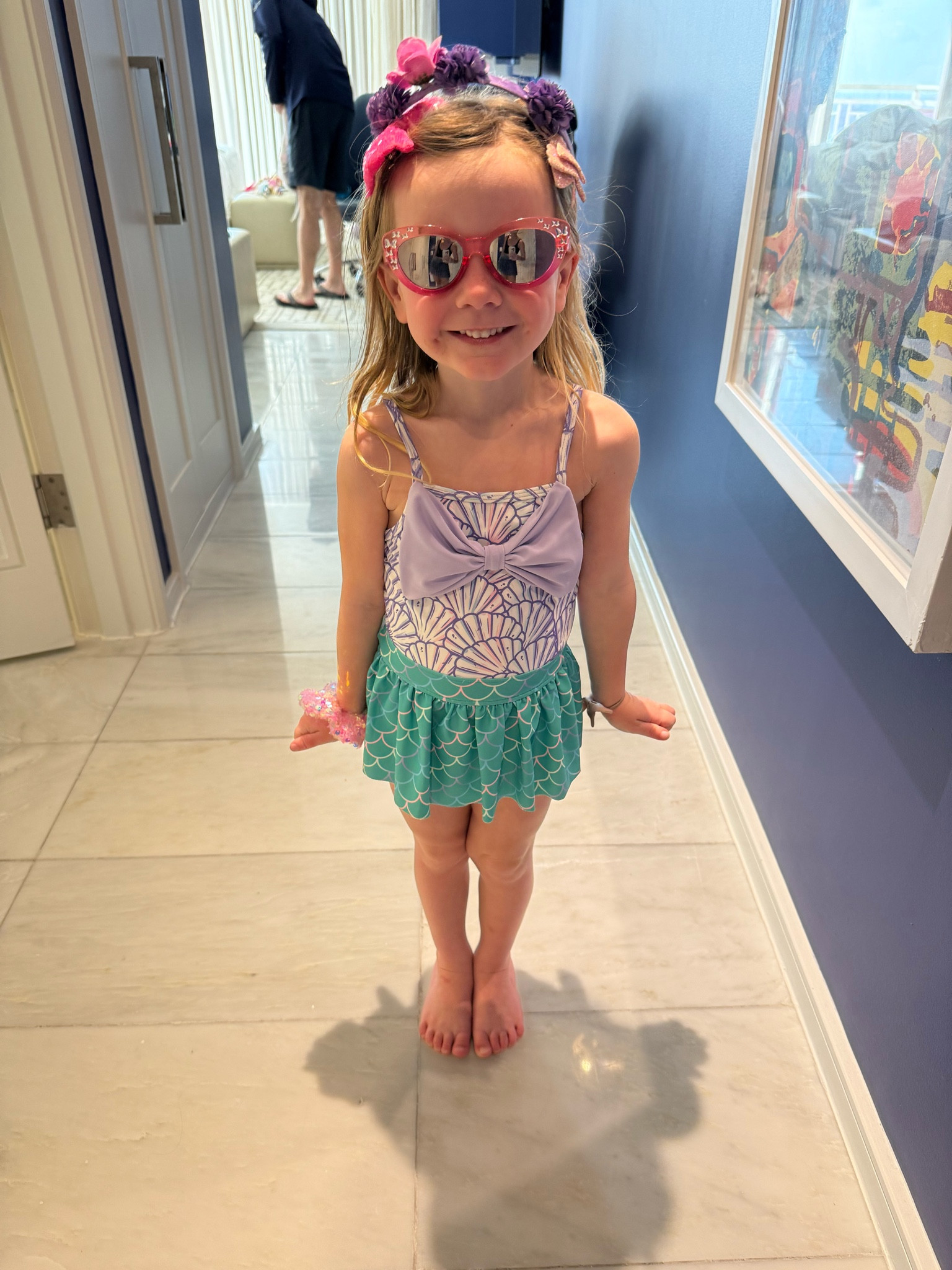 Four is officially the cutest age. Elle picked out this suit on her own and it was so cute! 

#LTKKids #LTKBaby #LTKSwim