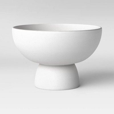 6" x 10" Ceramic Footed Bowl White - Project 62™ | Target