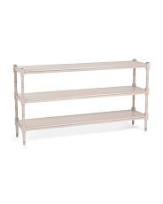 60x14x32 spencer london sycamore maple and khaya wood console | TJ Maxx