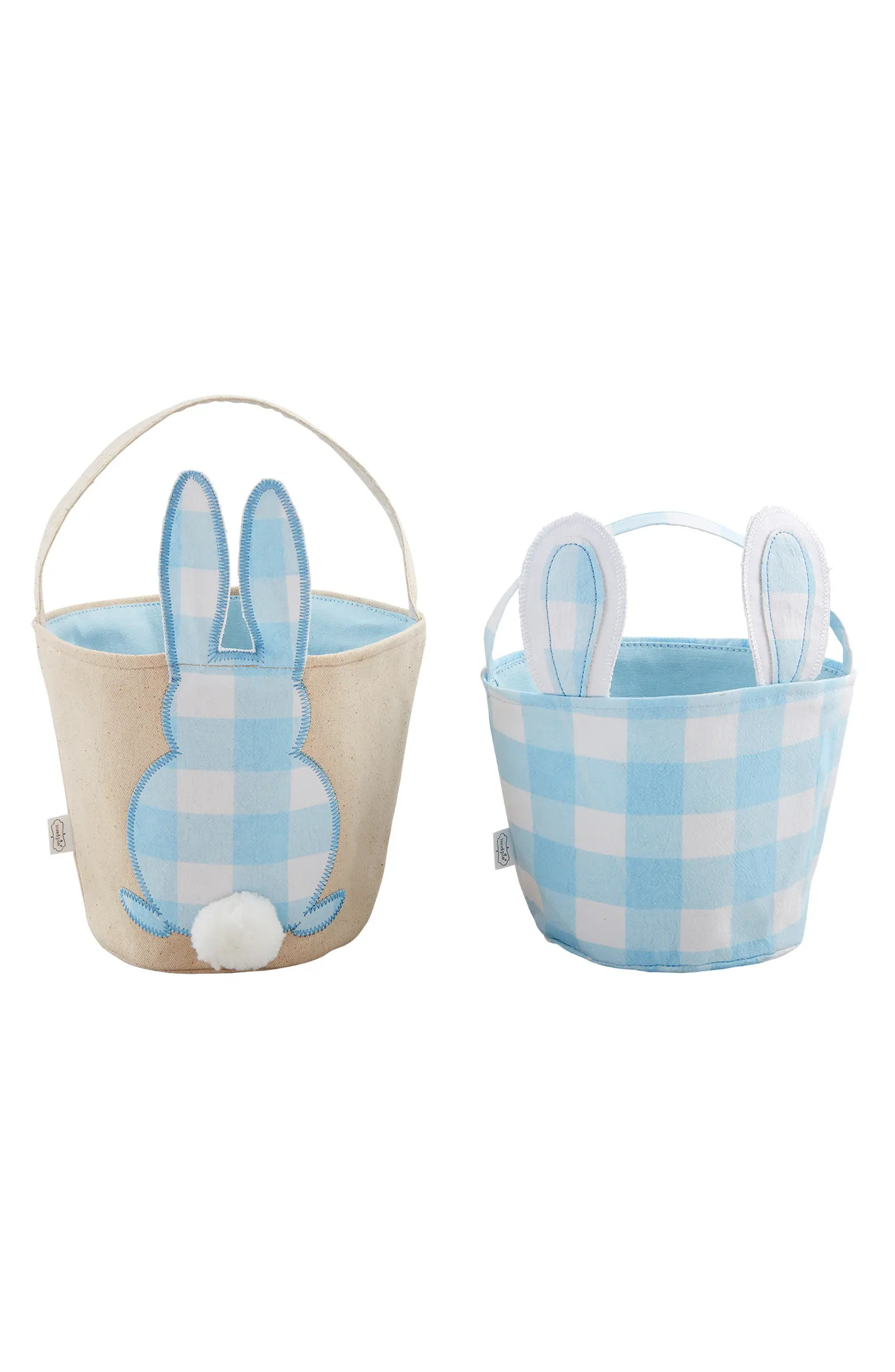 Set of 2 Check Bunny Baskets | Nordstrom