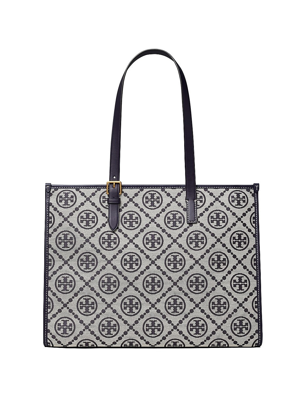 Women's T Monogram Tote - Tory Navy | Saks Fifth Avenue