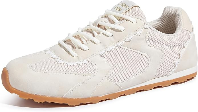 LUCKY STEP Women's Mesh Fashion Sneakers Non Slip Breathable Casual Running Shoes Stylish Retro L... | Amazon (US)