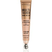 Rimmel Multi-Tasker Wake Me Up Foundation and Concealer 20ml (Various Shades) - 025 Rose Ivory | Look Fantastic (UK)