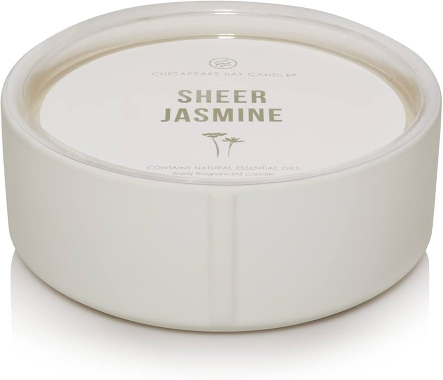 Chesapeake Bay Candle PT42073 Candle, Multi-Wick Ceramic, Sheer Jasmine, Home Décor | Amazon (US)